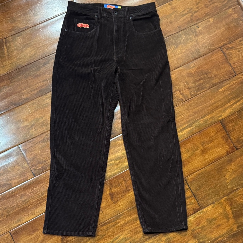 Empyre Dark Brown Corduroy Men's Pants 32